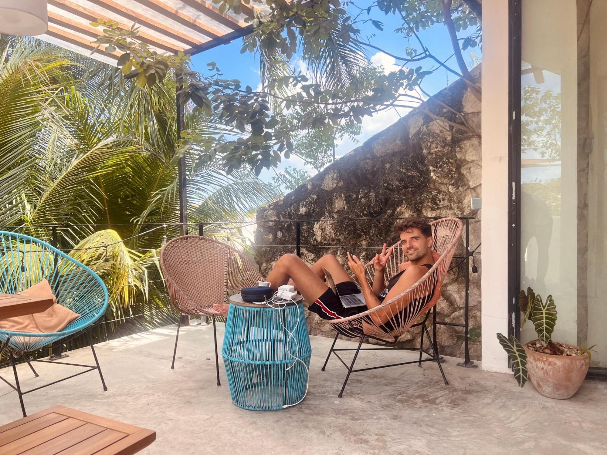 Elmar Hostel Bacalar Exteriér fotografie